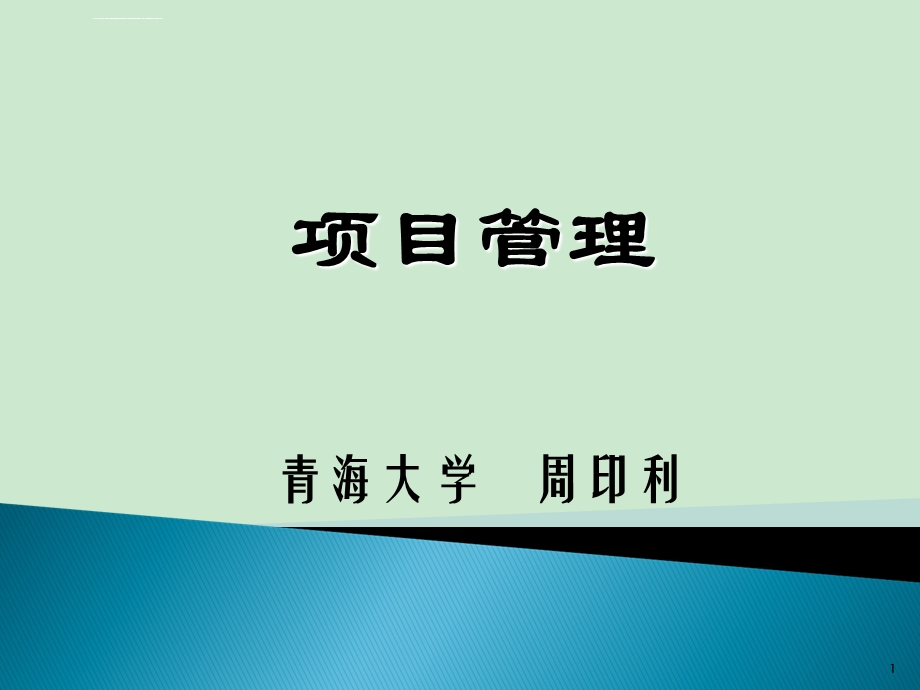 项目与项目管理ppt课件.ppt_第1页