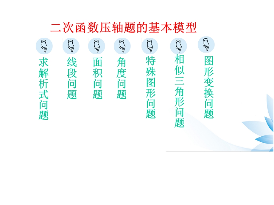 人教版九年级数第22章：一道二次函数题的经典30问.pptx_第2页