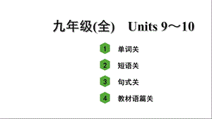 人教版中考英语词汇复习——九年级(全)Units9～10课件.ppt