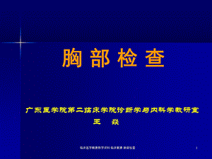 临床医学概要教学临床概要肺部检查课件.ppt