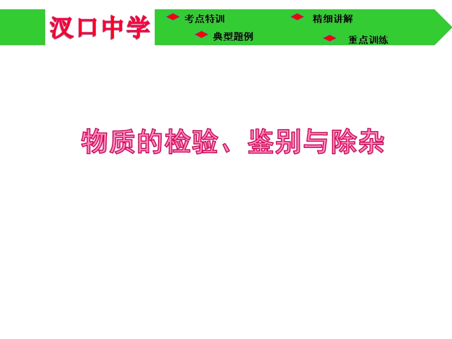 人教版九年级化学物质的检验、鉴别与除杂(共29张)课件.pptx_第1页