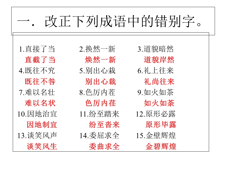 六年级下册语文课件综合复习《成语复习》人教新课标(共17张).ppt_第3页