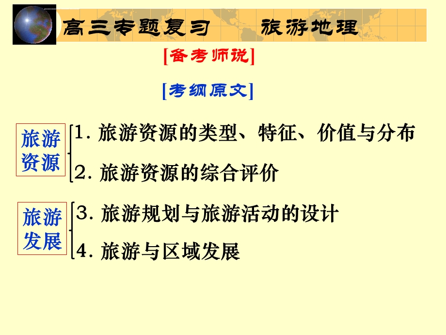 专题复习(旅游地理)ppt课件.ppt_第1页