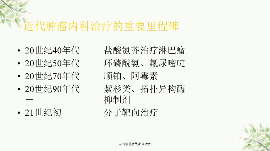 从传统化疗到靶向治疗课件.ppt_第2页