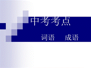 中考—成语ppt课件.ppt