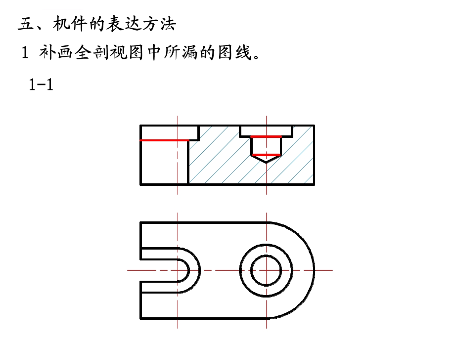 习题课4剖视图断面图ppt课件.ppt_第1页