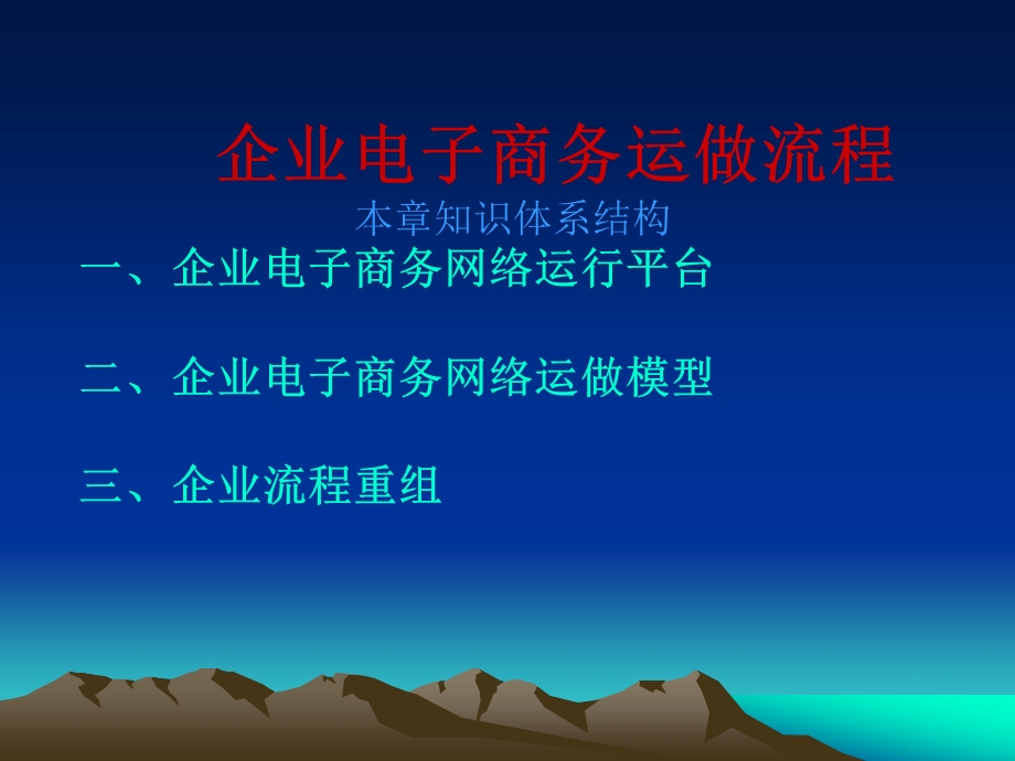 企业电子商务运做流程课件.ppt_第1页