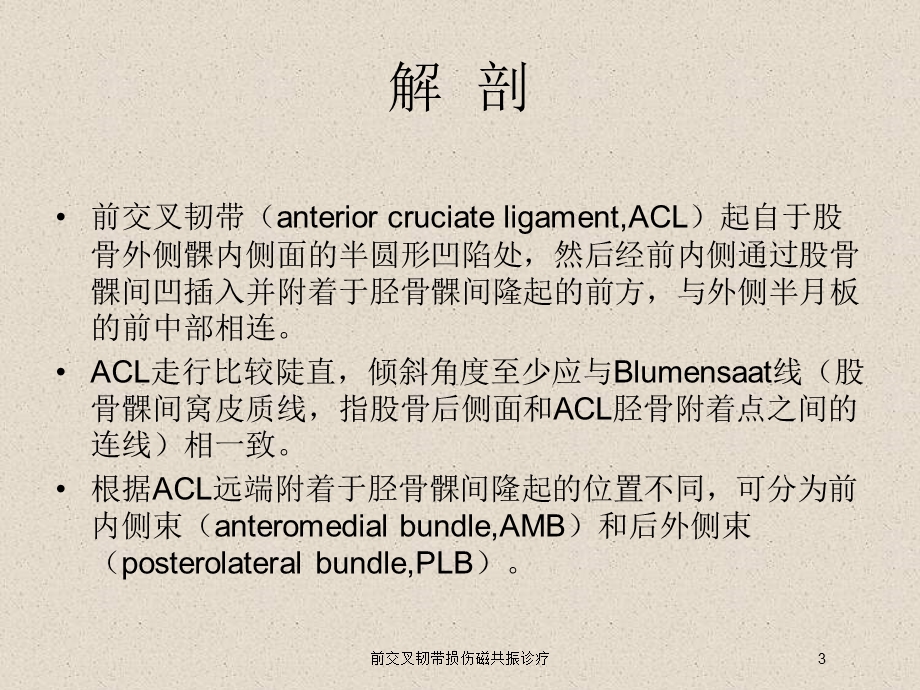 前交叉韧带损伤磁共振诊疗培训课件.ppt_第3页