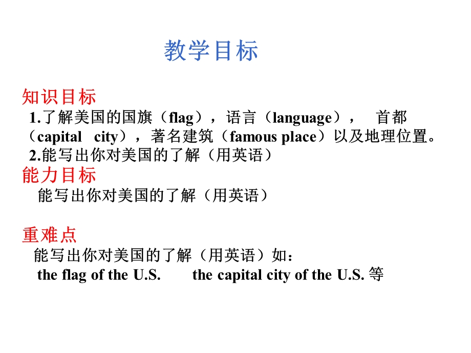 冀教版五年级英语上册《Lesson9TheUS》课件.ppt_第2页