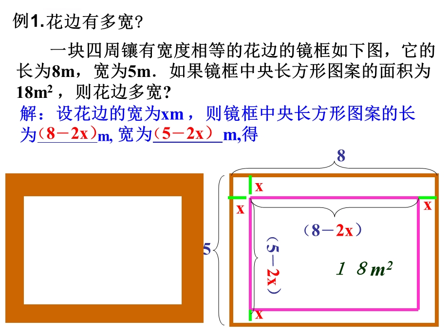 一元二次方程的面积问题ppt课件.ppt_第2页