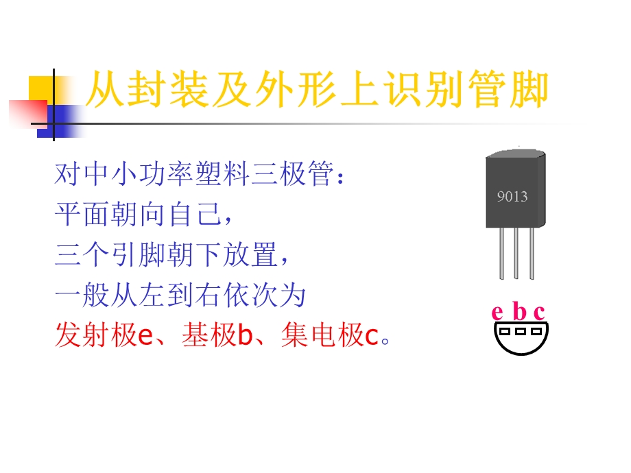 三极管管型和管脚的识别ppt课件.ppt_第2页