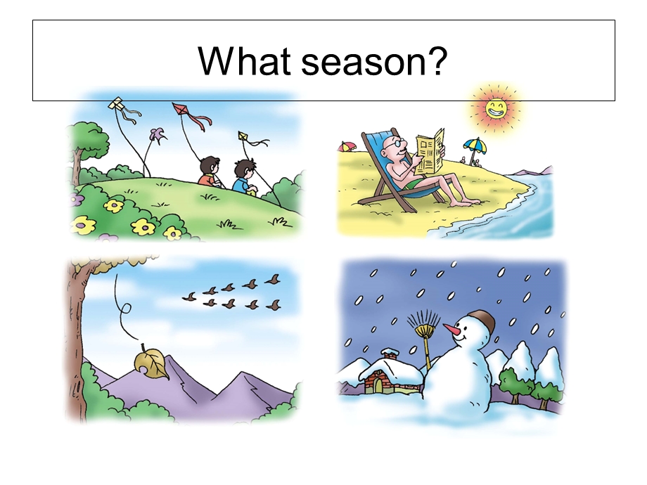 冀教版英语4下课件Lesson7Seasonsoftheyear.ppt_第2页