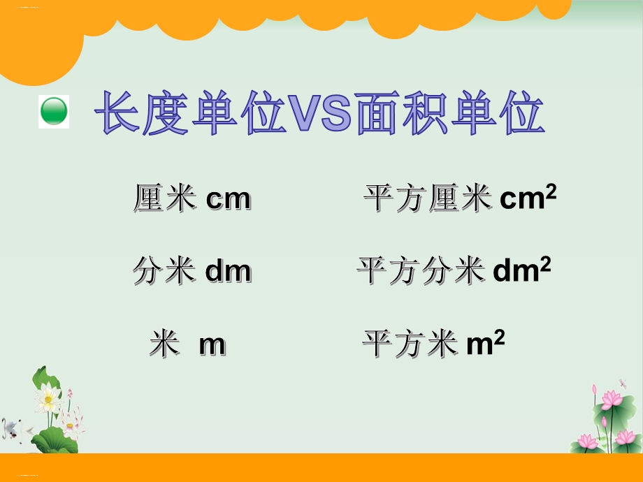 三年级下册数学课件面积总结与复习北师大版PPT课件.pptx_第3页