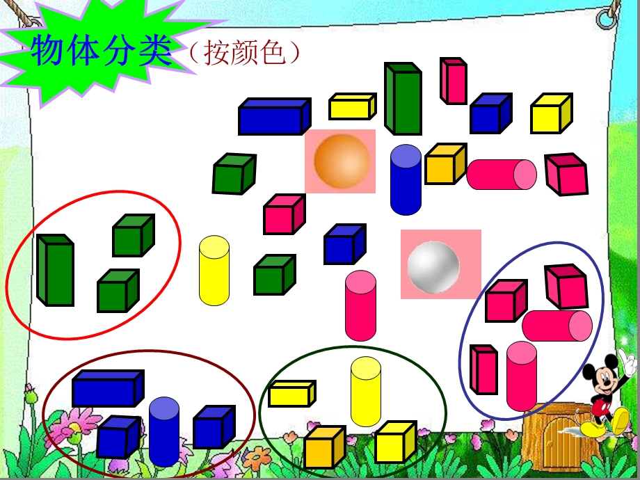 冀教版小学一年级科学上册第十二课《《给物体分类》》课件.ppt_第3页