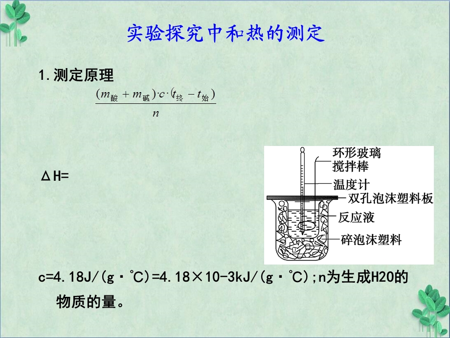 中和热的测定(课件ppt).ppt_第1页