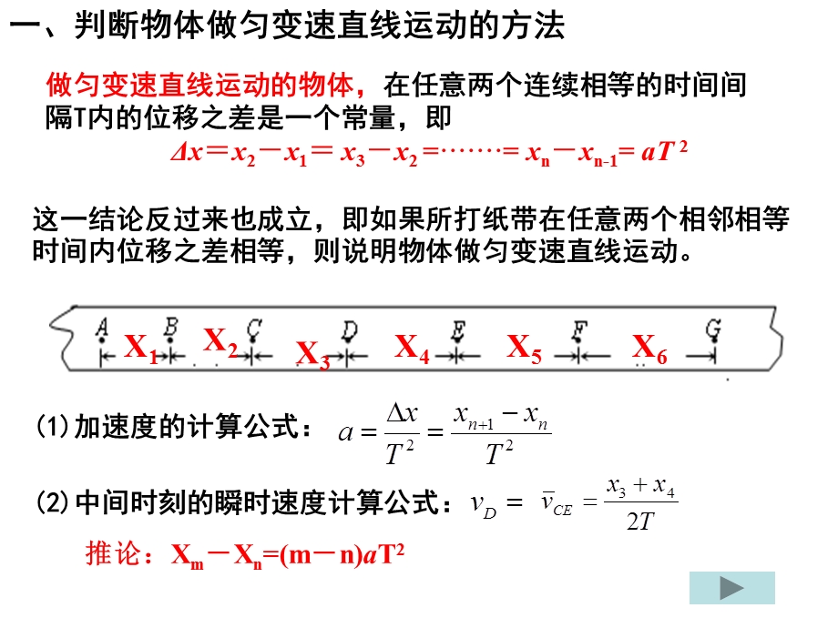 专题逐差法求加速度ppt课件.ppt_第3页