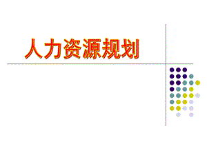 人力资源规划ppt课件.ppt