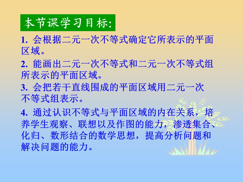 二元一次不等式表示平面区域ppt课件.ppt_第3页