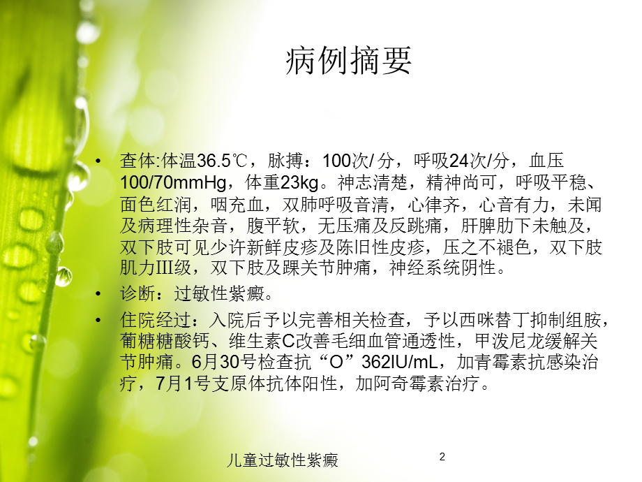 儿童过敏性紫癜培训课件.ppt_第2页