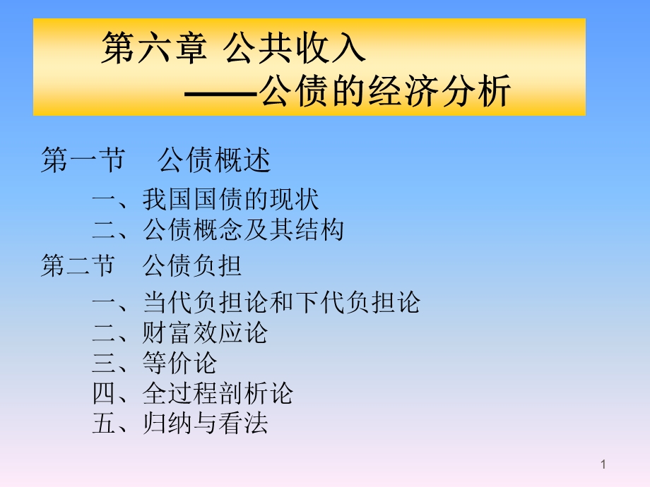 公共经济学(第六章)公共收入课件.ppt_第1页