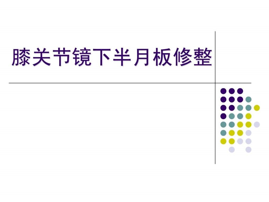 关节镜下半月板课件.ppt_第1页