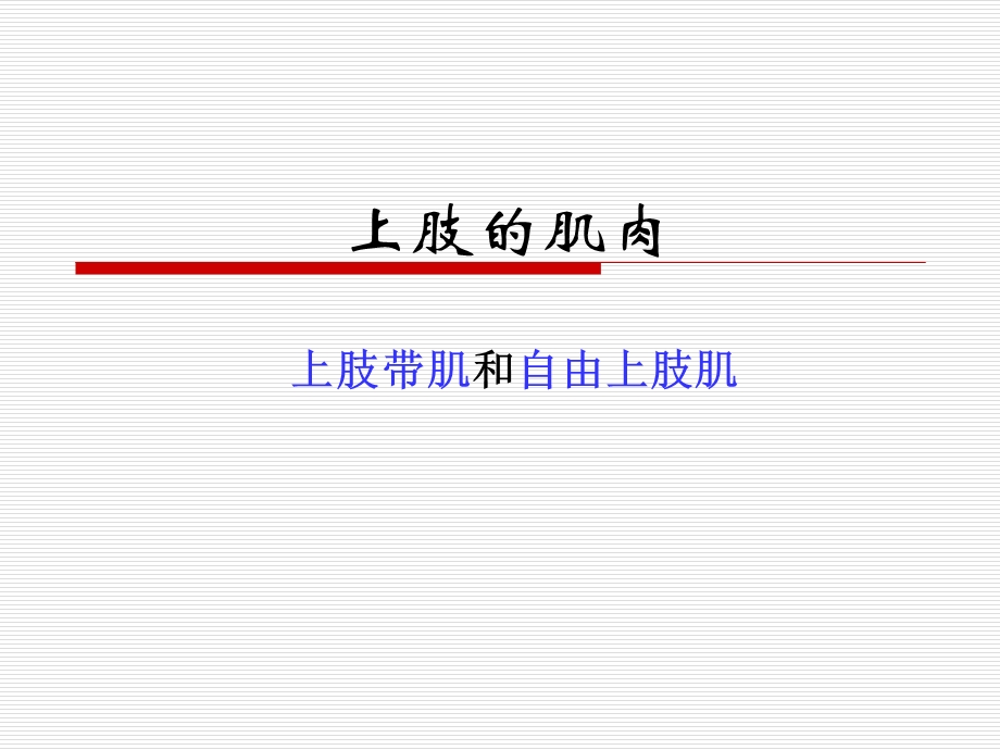 上肢的肌肉ppt课件.ppt_第1页