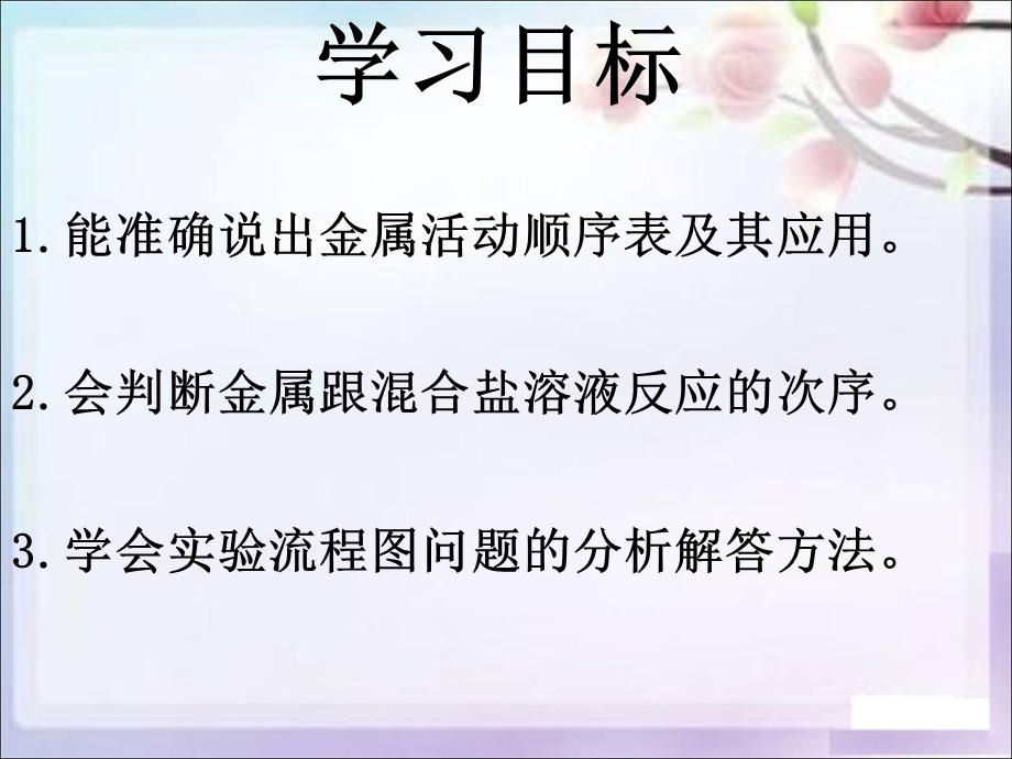 九年级化学中考专题：金属与盐溶液反应ppt课件.ppt_第3页