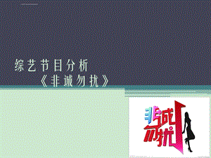 《非诚勿扰》节目亮点分析ppt课件.ppt