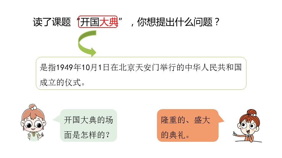 六年级上册语文课件第2单元7《开国大典》课时2人教部编版(共27张).ppt_第3页