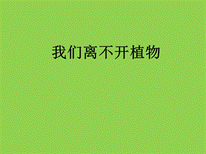 《我们离不开植物》ppt(修订版)课件.pptx