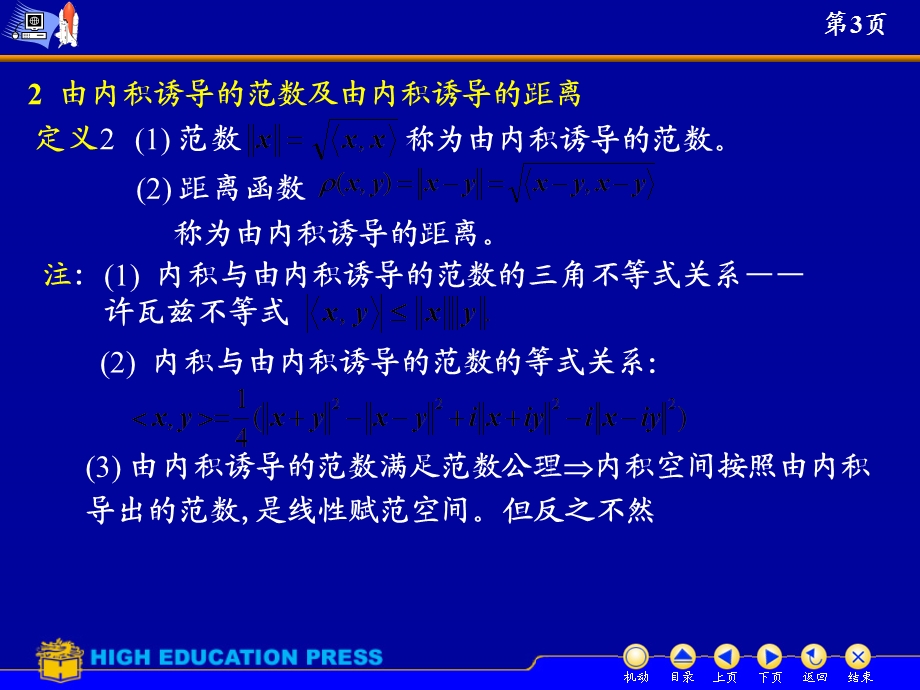 内积空间与希尔伯特空间(讲稿)课件.ppt_第3页