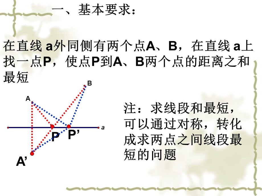 专题复习线段之和最短的问题ppt课件.ppt_第2页