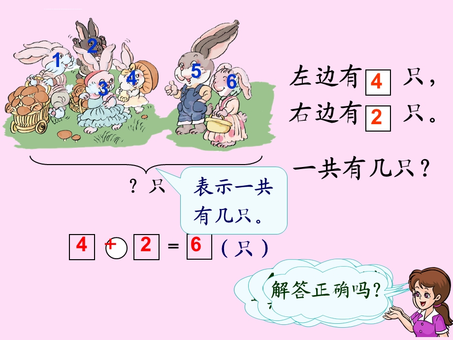 一年级数学上册解决问题(加法)ppt课件.ppt_第3页