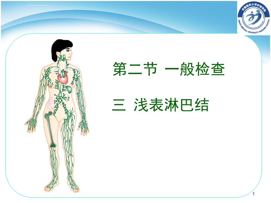 一般检查浅表淋巴结检查实验指导ppt课件.ppt_第1页