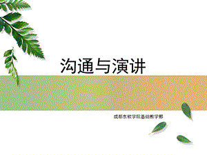 会说之非语言沟通课件.ppt