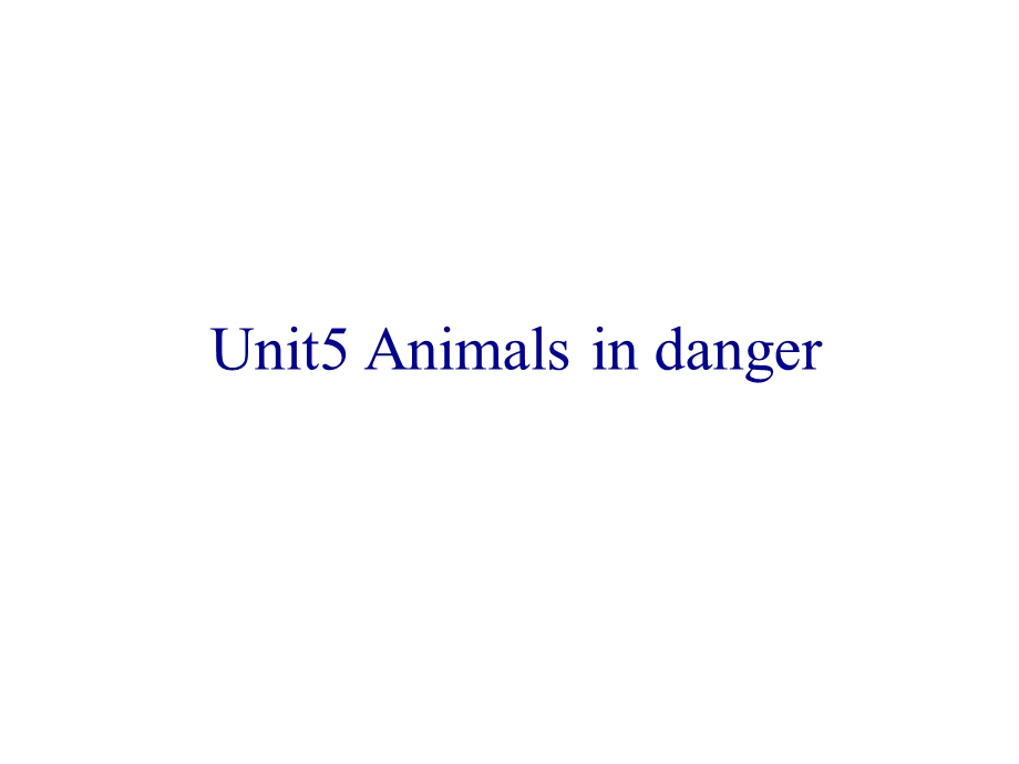 六年级上册英语课件Unit5AnimalsindangerJoinin剑桥英语(共15张).pptx_第1页