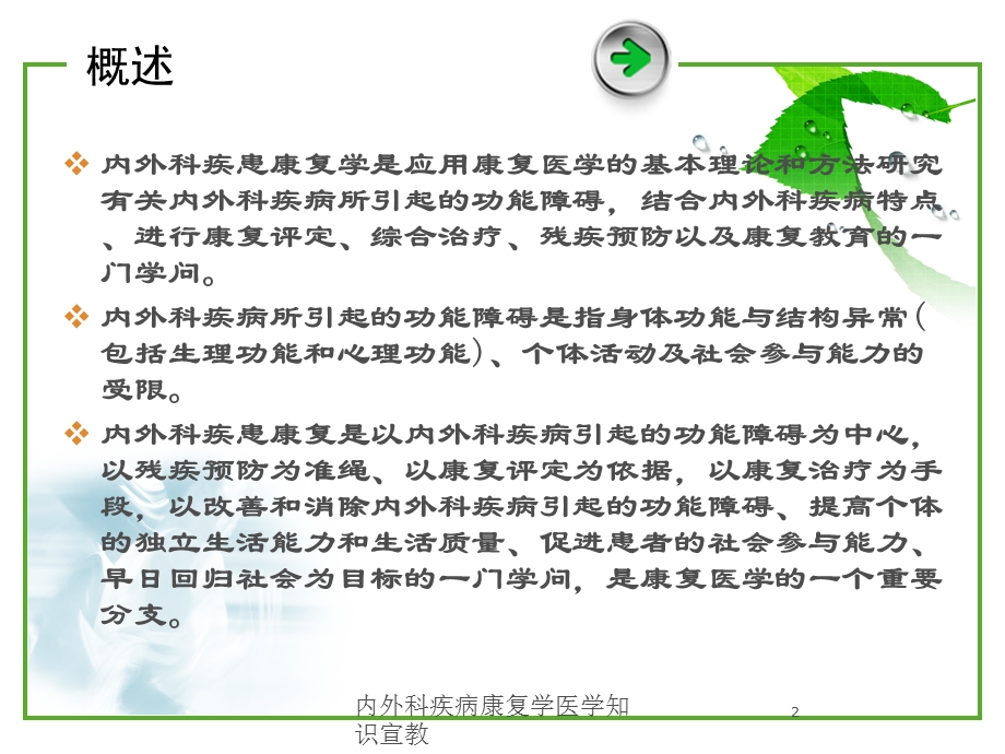 内外科疾病康复学医学知识宣教培训课件.ppt_第2页