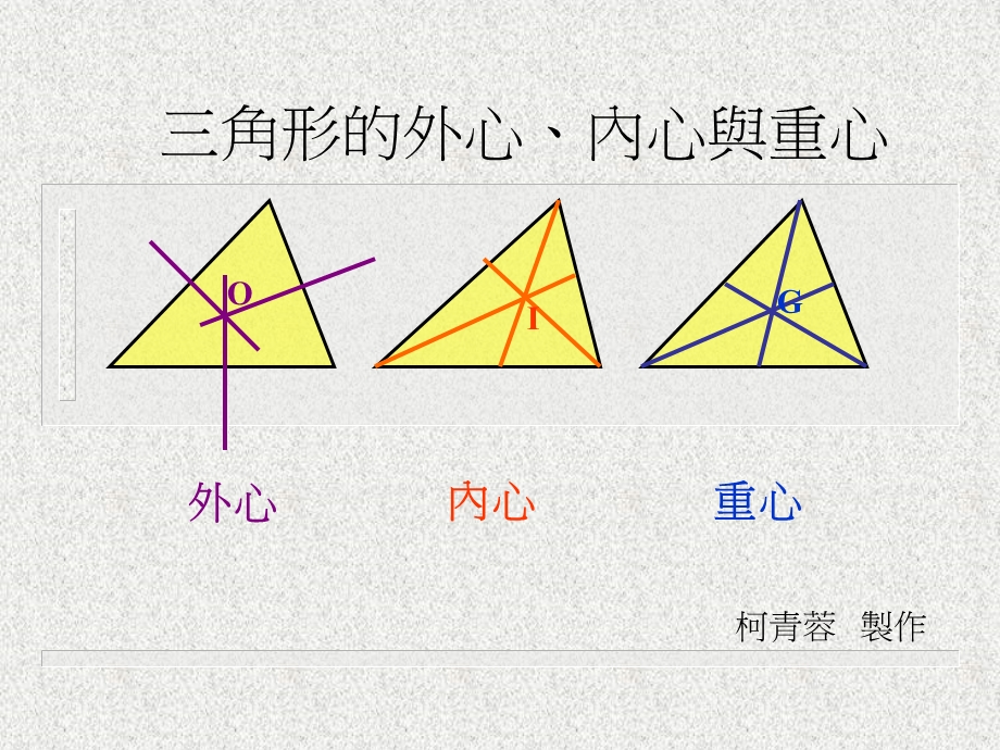 三角形的外心内心与重心ppt课件.ppt_第1页