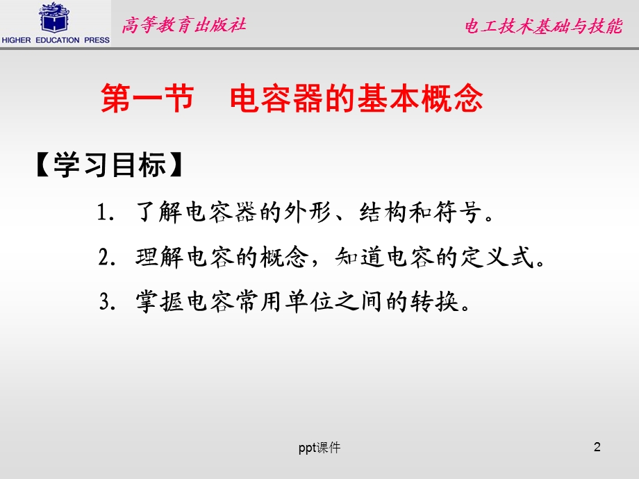 《电工基础》第四章电容器 基础知识ppt课件.ppt_第2页