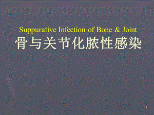 化脓性骨髓炎医学课件.ppt