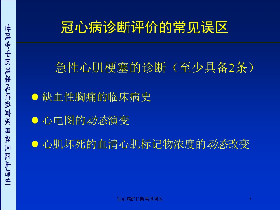 冠心病的诊断常见误区培训课件.ppt_第3页