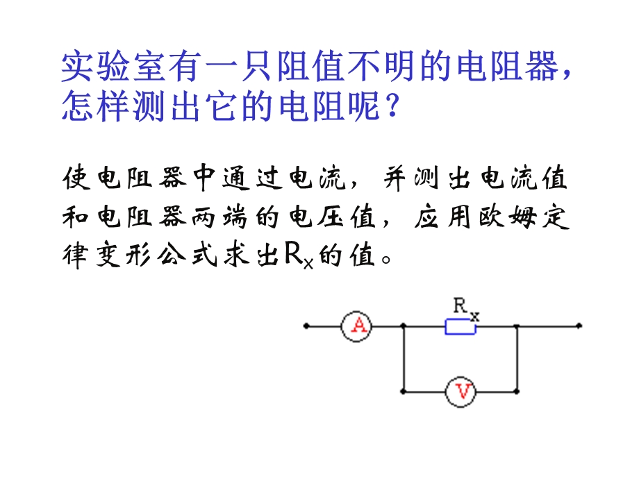 九年级物理15.3《伏安法测电阻》ppt课件.ppt_第1页