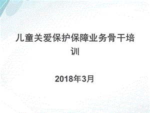 儿童督导员儿童主任业务培训课件.ppt