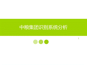 中粮集团企业识别系统ppt课件.ppt