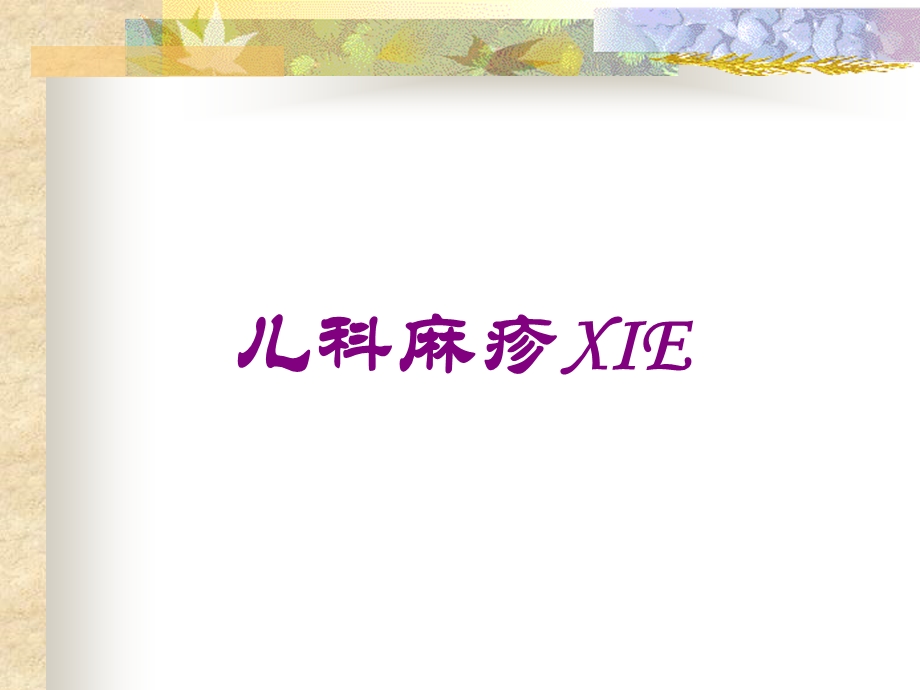 儿科麻疹XIE培训课件.ppt_第1页