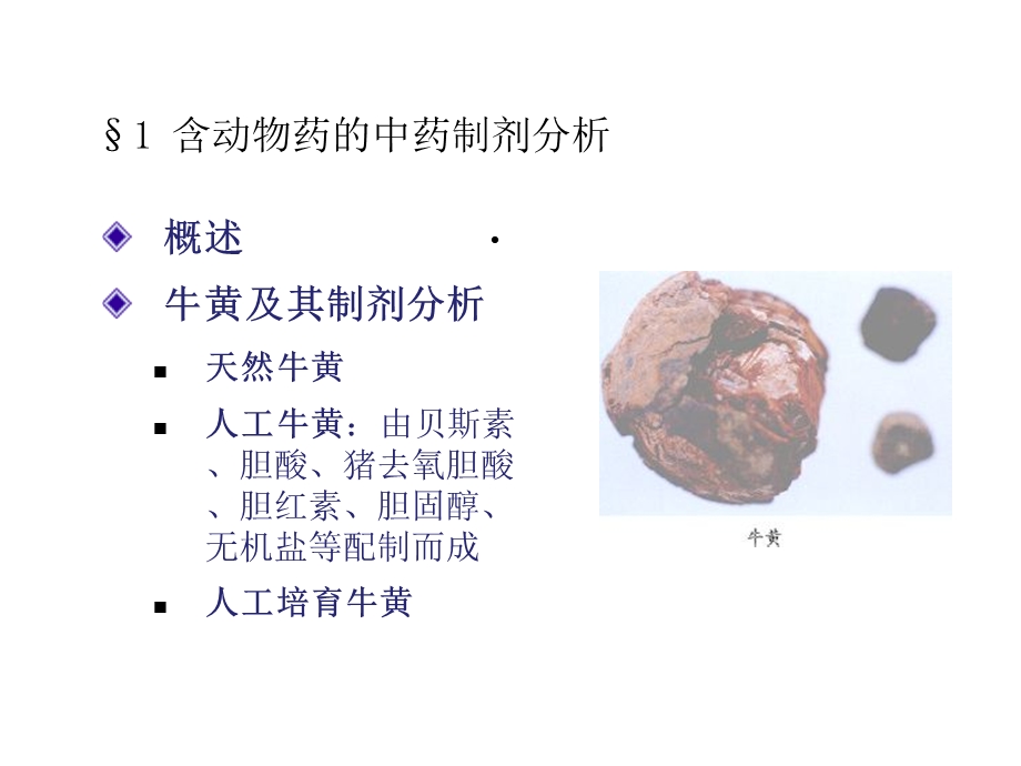 含动物药矿物药的中药制剂分析课件.ppt_第2页