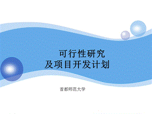 可行性研究及项目开发计划课件.ppt