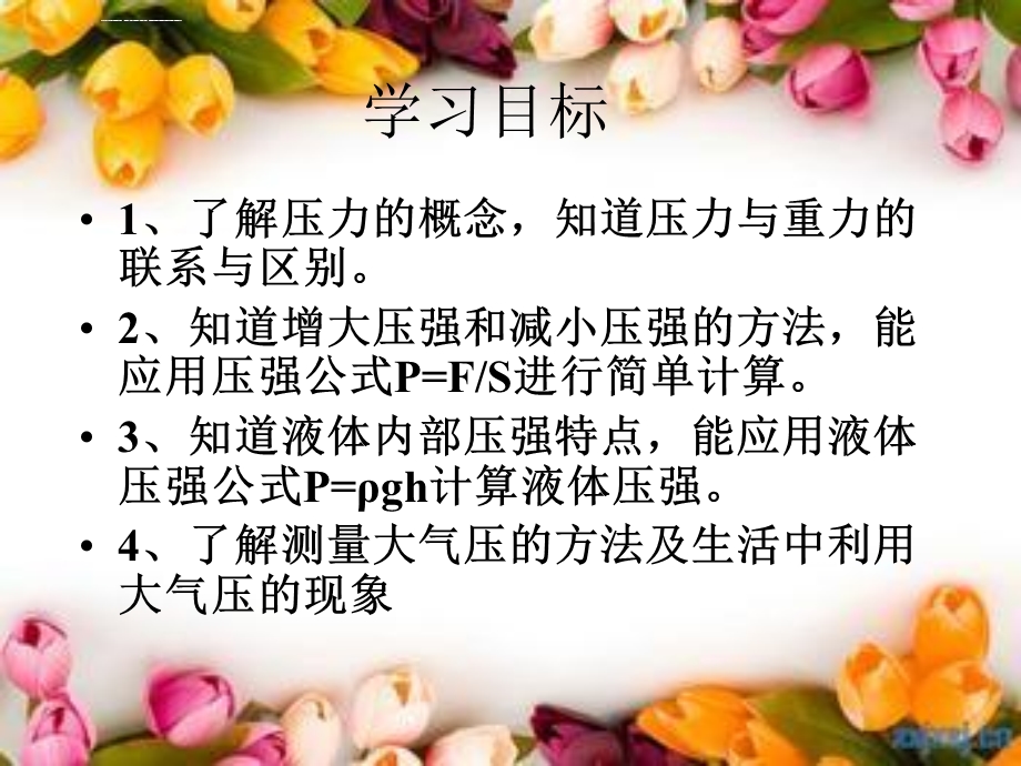 人教版初中物理 压力和压强专题复习ppt课件.ppt_第2页