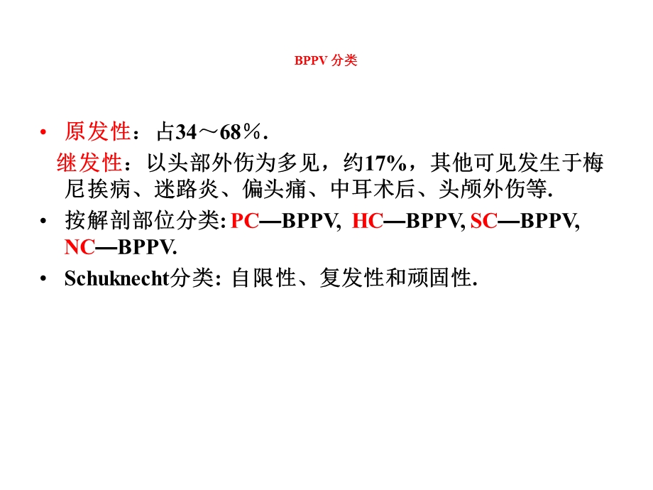 各型BPPV的诊断手法及复位技巧76538课件.ppt_第2页