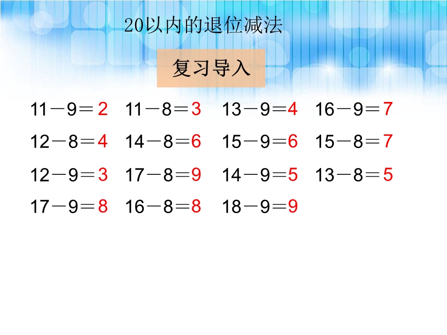 人教版小学一年级数学下册《十几减76》ppt课件.ppt_第2页